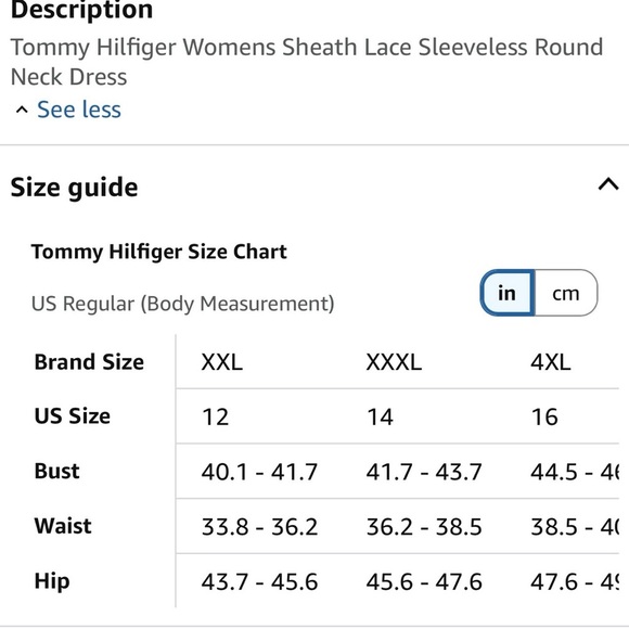 ‼️NWT:TOMMY HILFIGER SHEATH LACE SLEEVELESS ROUND NECK DRESS - Picture 13 of 14